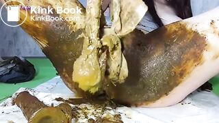 Scat packed pussy