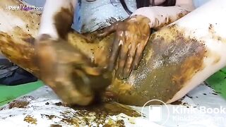 Scat packed pussy