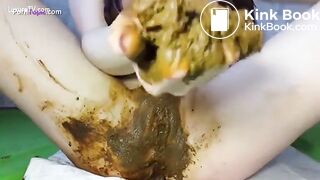 Scat packed pussy