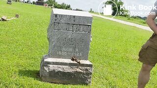 Public Cemetery Gravestone Shit