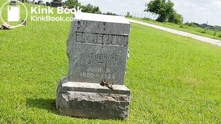 Public Cemetery Gravestone Shit