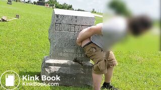 Public Cemetery Gravestone Shit