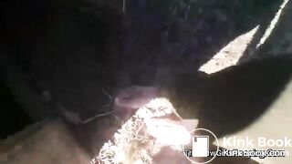 Outhouse Dump,  Ass Fingering, While Smoking A J!