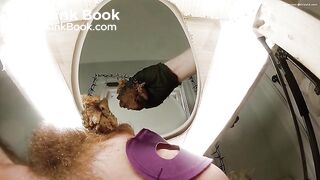 Human toilet with beard