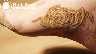 She Kills somes Maggots for more action