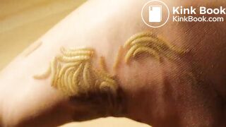 She Kills somes Maggots for more action