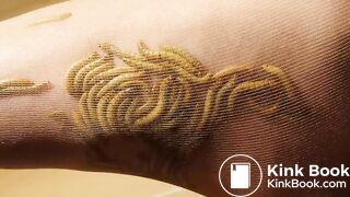 She Kills somes Maggots for more action