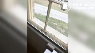 On the toilet