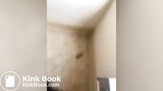 On the toilet