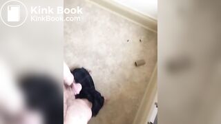 On the toilet