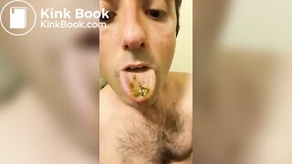 licking asian anus and shit eating