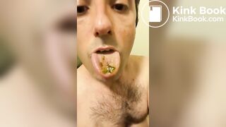 licking asian anus and shit eating