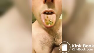 licking asian anus and shit eating