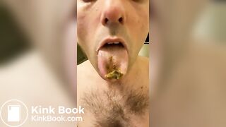 licking asian anus and shit eating