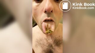 licking asian anus and shit eating