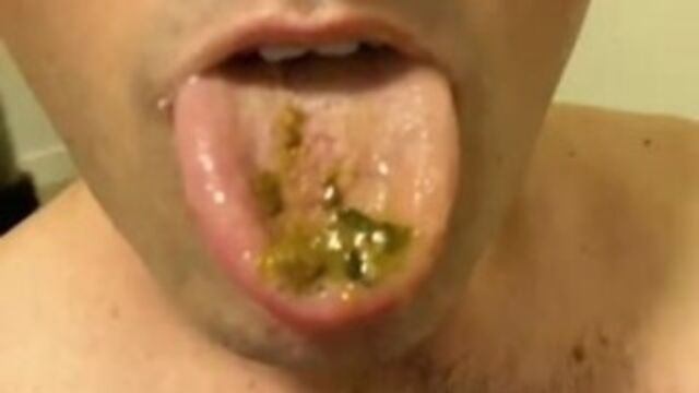 licking asian anus and shit eating