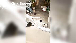 Passed out boy shits all over floor involuntarily