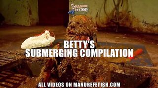 Betty submerges in cowshit compilatiion - sale