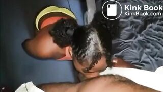 ebony amateur throats like a pro