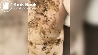 Scat addicted slut loves eating shit