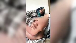 Dirty slut spreads ass and poo - Scat