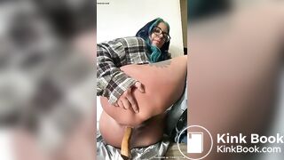 Dirty slut spreads ass and poo - Scat