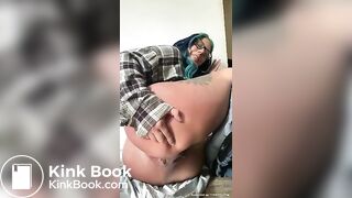 Dirty slut spreads ass and poo - Scat