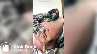 Dirty slut spreads ass and poo - Scat