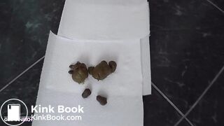 blonde german girl pooping