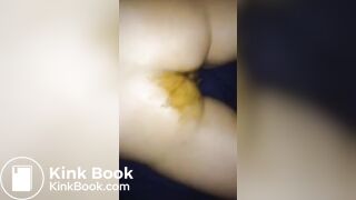 Dirty messy anal play