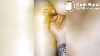 Dirty messy anal play