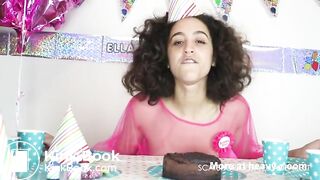 Birthday Girl Takes Shit Cake