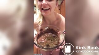 Hot MILF Makes A Shit Cake For Us