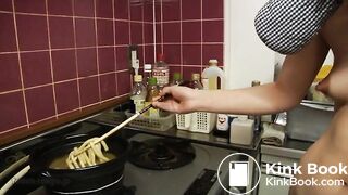 Forced to bake a scat cake