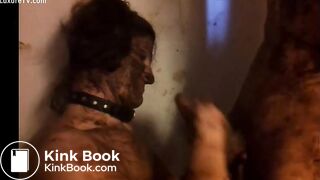 Scat Slave Whore Sucks Shitty Cock