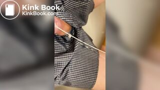 Asian guy's self head polishing