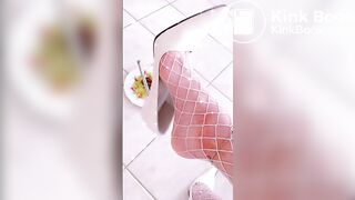Sissy Slut poop for her lunch