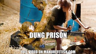 Dung Prison - pegging and fucking in cowshit