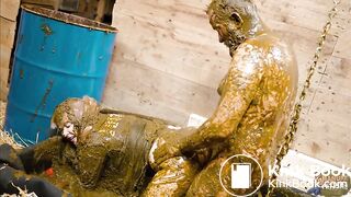 Dung Prison - pegging and fucking in cowshit