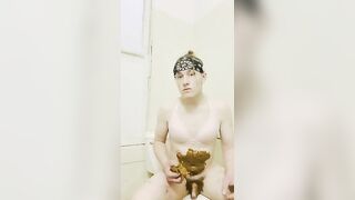 Shit loving sissy bitch ???? Snapchat nhsdanks - Gay Scat