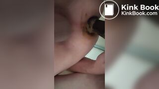 Shitting Large Horsecock Dildo Scat - Gay Scat Group