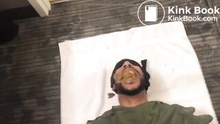 Black Trans FEEDS SHIT Lucky fag Eats! <3