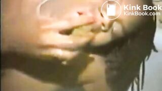 Black Whore Convinced to  Eat Shit For Cash