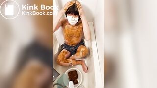 Asian guy's second scat video (Part 1)