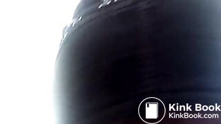 Pink plastic pants poop