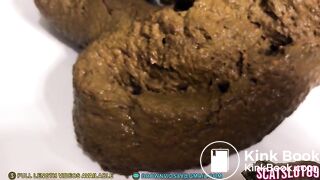 Magnificent Shit Pile from Trans Woman's Hairy Ass