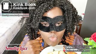 Sexy Shit Eating - EBONY SCAT MUKBANG