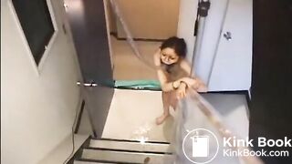 Jap teen slave Momo becomes a human toilet