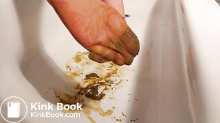 Very Messy Dog Scat Pantyhose Milf