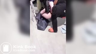 British skank gets the shit beaten out of her